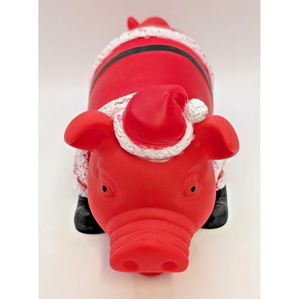 Red Santa Pig Squish Funny 8